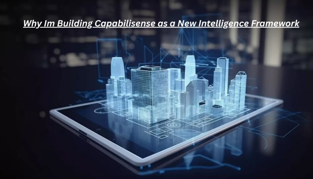 Why Im Building Capabilisense as a New Intelligence Framework