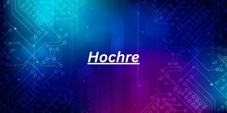 A dynamic illustration of Hochre performance art featuring an expressive human figure in ceremonial motion, surrounded by ancient tribal symbols, concentric ritual rings, and rhythmic geometric patterns against a deep earthy background — representing the living heritage of Hochre.
