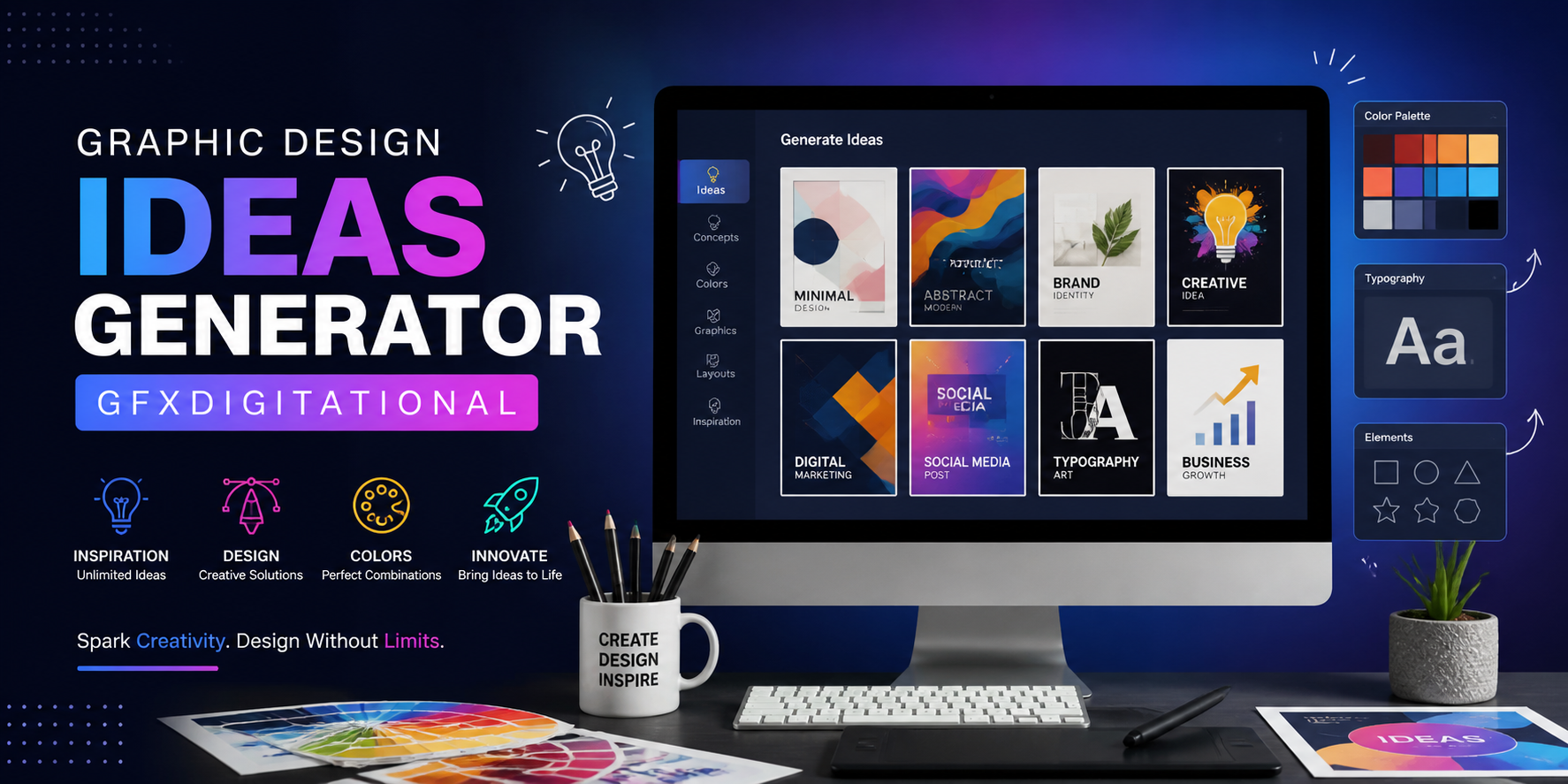 Graphic Design Ideas Generator GFXDigitational: A Complete Guide to Creative Innovation